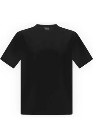 HERNO Koszulki, Mężczyzna, Czarny, XL, Kolekcja casualowych T-shirtów i Polo