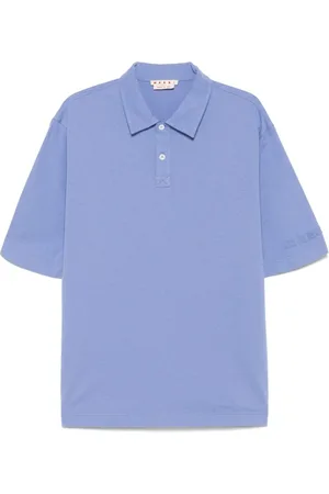 Marni Koszulki, Mężczyzna, Niebieski, S, Niebieskie T-shirty i Pola