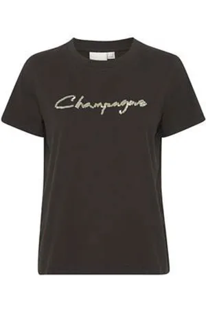 Ichi Koszulki, Kobieta, Czarny, 2XL, Czarne T-shirty Freewear Zwart