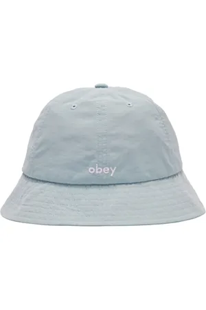 Obey Akcesoria, Mężczyzna, Niebieski, ONE SIZE, Nylon, Surf Spray Nylon Nieustrukturyzowany Kapelusz