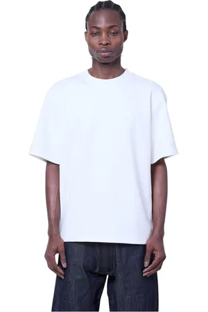 WALTER VAN BEIRENDONCK Koszulki, Mężczyzna, Biały, S, T-shirt z nadrukiem na plecach