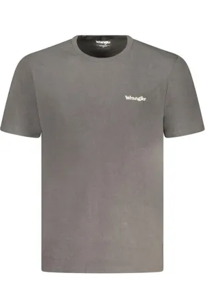 Wrangler Koszulki, Mężczyzna, Szary, M, Klasyczny T-shirt z okrągłym dekoltem