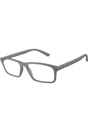 Emporio Armani Akcesoria, unisex, Szary, ONE SIZE, Stylowa Kolekcja Okularów Optycznych
