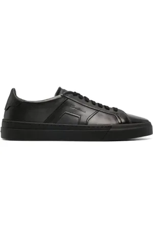 santoni Buty, Mężczyzna, Czarny, 40 EU, Czarny But z Podwójną Sprzączką