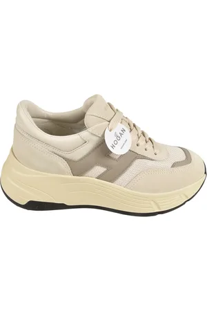 Hogan Buty, Kobieta, Beżowy, 40 EU, Wygodne Sneakersy dla Mężczyzn i Kobiet