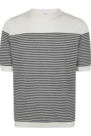 LARDINI Swetry, Mężczyzna, Czarny, M, Męski T-shirt Casual