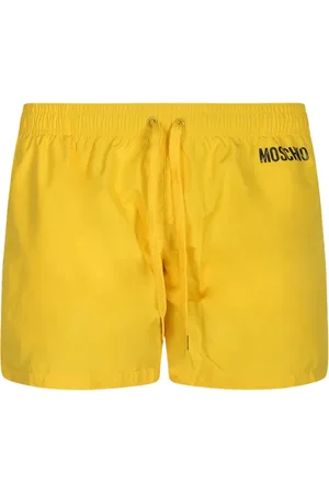 Moschino Stroje kąpielowe, Mężczyzna, Żółty, S, Kolekcja Ubrań Morskich