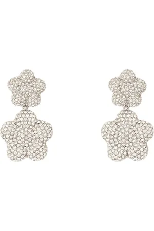 Marc Jacobs Akcesoria, Kobieta, Szary, ONE SIZE, Daisy Balloon Kolczyki Mosiądz Biżuteria