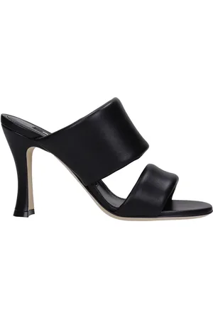 Sergio Rossi Buty, Kobieta, Czarny, 37 1/2 EU, Eleganckie Obcasy dla Kobiet