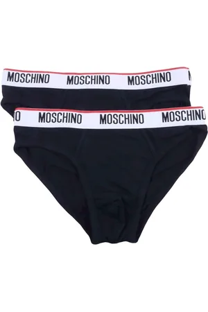 Moschino Bielizna, Mężczyzna, Czarny, L, Męskie Czarne Slipy Podkoszulki Pakiet