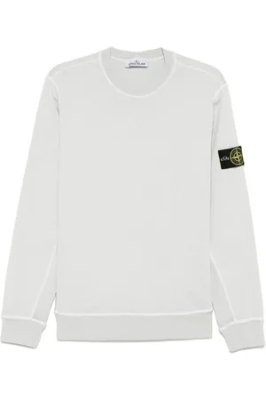 Stone Island Bluzy, Mężczyzna, Szary, 2XL, Szare Swetry dla Mężczyzn