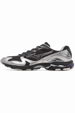 Mizuno Buty, Mężczyzna, Wielobarwność, 40 EU, Czarne Sneakers Wave Rider 10