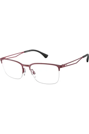 Emporio Armani Akcesoria, unisex, Czerwony, ONE SIZE, Stylowe Okulary Vista