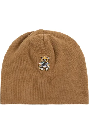 Moschino Akcesoria, Mężczyzna, brązowy, ONE SIZE, Wełniana czapka