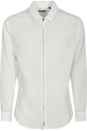 Giorgio Armani Koszule, Mężczyzna, Biały, L, Elegancka Kolekcja Koszul