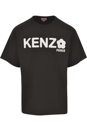 Kenzo Koszulki, Mężczyzna, Czarny, XL, Bawełniana T-shirt z logo