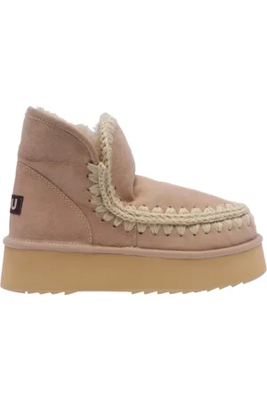 Mou Buty, Kobieta, Beżowy, 36 EU, Beżowe Zimowe Buty
