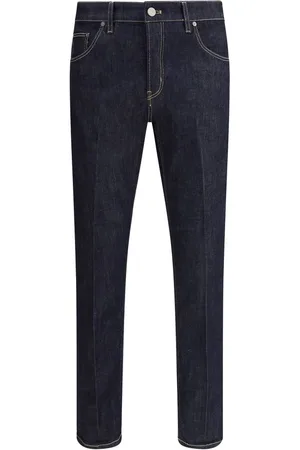 PT Torino Jeansy, Mężczyzna, Niebieski, W33, Klasyczne Straight Fit Jeansy