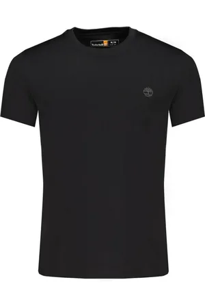 Timberland Koszulki, Mężczyzna, Czarny, XL, Czarna Bawena Mski Slim Fit T-Shirt
