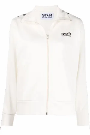 Golden Goose Bluzy, Kobieta, Beżowy, L, Bluza z zamkiem błyskawicznym, Stylowa i Praktyczna