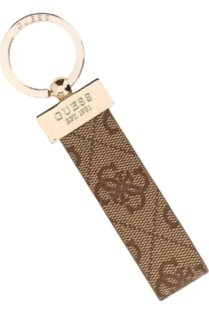 Guess Akcesoria, Kobieta, Beżowy, ONE SIZE, Brelok Zamira z bladego złota