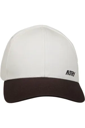 Autry Akcesoria, Mężczyzna, Biały, ONE SIZE, Kremowo Kawowy Czapka