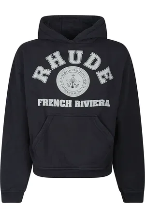Rhude Bluzy, Mężczyzna, Czarny, M, Bluza Riviera
