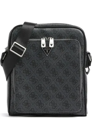 Guess Torebki, Mężczyzna, Czarny, ONE SIZE, Męska Logo Torba na ramię