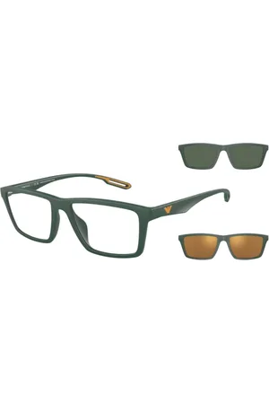 Emporio Armani Akcesoria, unisex, Zielony, ONE SIZE, Kolekcja Okularów Sole