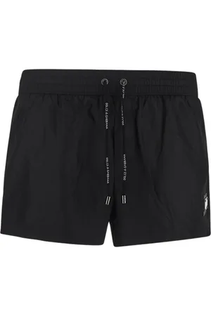 Dolce & Gabbana Stroje kąpielowe, Mężczyzna, Czarny, S, Stylowa odzież plażowa dla mężczyzn