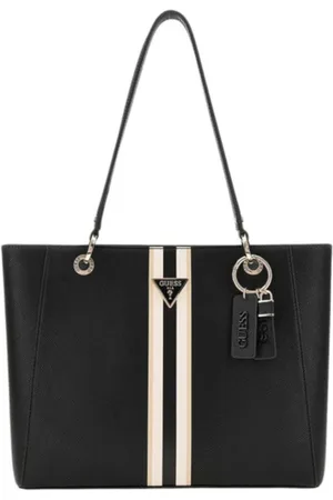 Guess Torebki, Kobieta, Czarny, ONE SIZE, Torba Noelle z Kontrastowym Paskiem