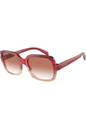 Emporio Armani Akcesoria, unisex, Czerwony, ONE SIZE, Stylowa kolekcja okularów przeciwsłonecznych