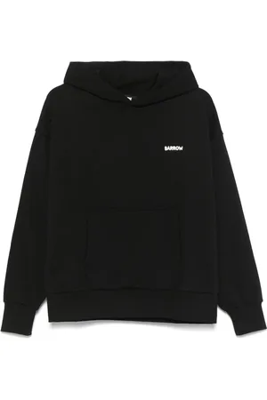 BARROW Bluzy, Mężczyzna, Czarny, XS, Czarna bluza z kapturem