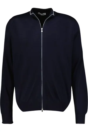 Gran Sasso Bluzy, Mężczyzna, Niebieski, XL, Ciemnoniebieski Kamizelka 45144/14796