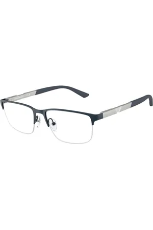 Emporio Armani Akcesoria, unisex, Niebieski, ONE SIZE, Stylowe okulary dla Twojego looku