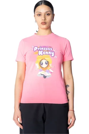 Vetements Koszulki, Kobieta, Różowy, M, Koszulka Princess Kenny różowa unisex