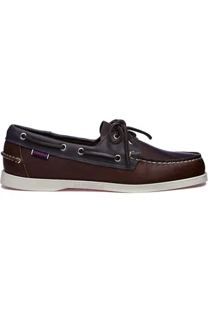 SEBAGO Buty, Mężczyzna, brązowy, 44 EU, Skóra, Mokasynyy Mapple Cognac Blue Navy