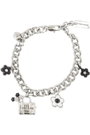 Marc Jacobs Akcesoria, Kobieta, Szary, ONE SIZE, Bransoletka z zawieszką Daisy Balloon