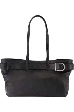 Zadig & Voltaire Torebki, Kobieta, Czarny, ONE SIZE, Skórzana torba Shopper w kolorze czarnym