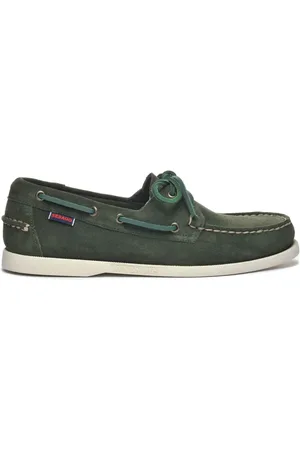 SEBAGO Buty, Mężczyzna, Zielony, 41 EU, Skóra, Mokasyny Docksides Portland