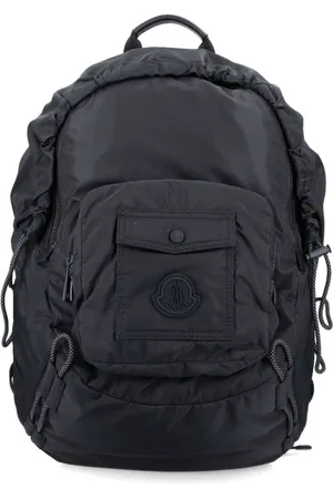 Moncler Torebki, Mężczyzna, Czarny, ONE SIZE, Poliester, Stylowy plecak do codziennego użytku