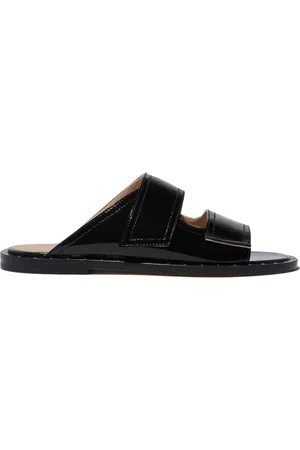 Scarosso Buty, Kobieta, Czarny, 39 EU, Skóra, Klapki Karen Patent