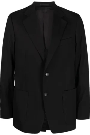 Lanvin Kurtki, Mężczyzna, Czarny, L, Bawełna, Stylowa Czarna Kurtka