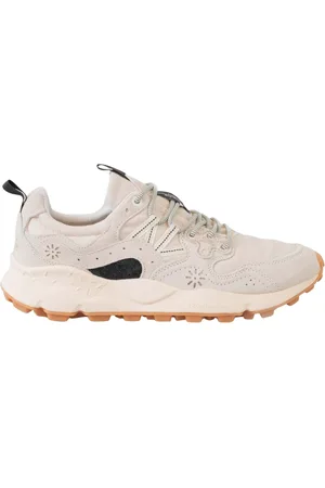 Flower Mountain Buty, Mężczyzna, Różowy, 46 EU, Zamsz, Beige Multicolor Sneakers Yamano 3