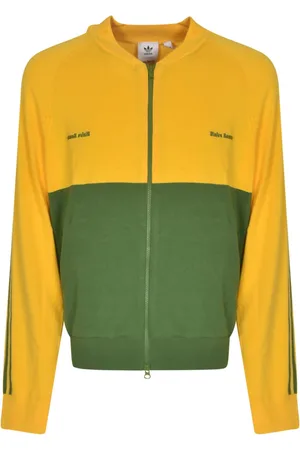 adidas Bluzy, Mężczyzna, Żółty, L, Bawełna, Złoty Sweter