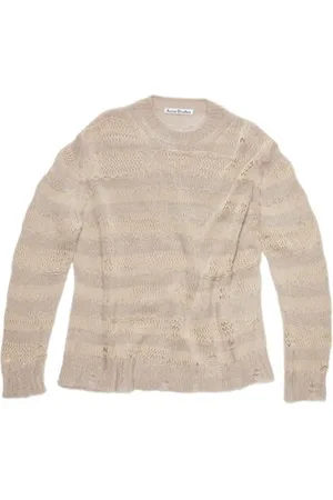 Acne Studios Swetry, Kobieta, Beżowy, S, Sukienka dzianinowa
