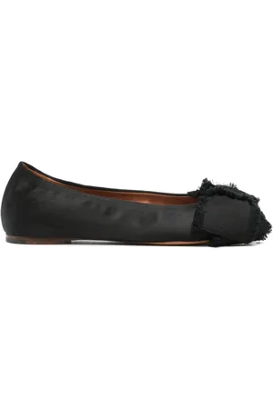 Lanvin Buty, Kobieta, Czarny, 37 EU, Skóra, Baleriny z kokardą