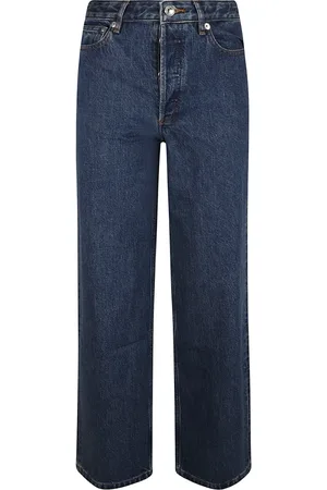 A.P.C. Jeansy, Kobieta, Niebieski, W26, Bawełna, Elisabeth Jeansy o prostym krojuy