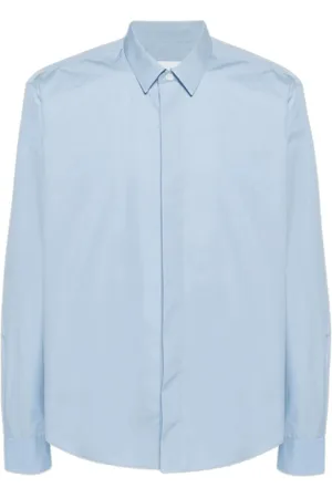 Ami Koszule, Mężczyzna, Niebieski, XL, Kaszmir, Shirts