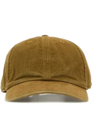 Maison Margiela Akcesoria, Mężczyzna, brązowy, S, Bawełna, Canvas Baseball Cap